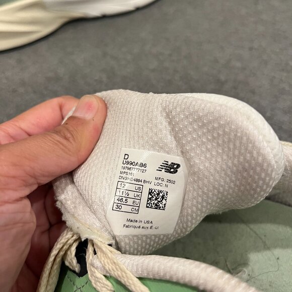 New Balance 990v6 Men's Size 12 - Picture 9 of 9